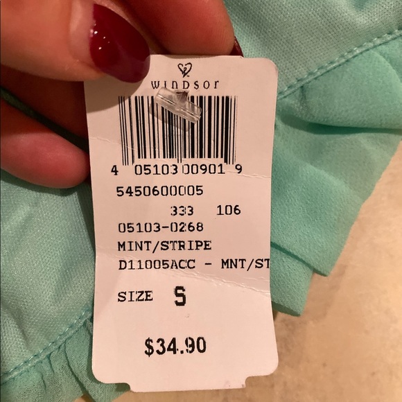 Windsor striped dress size small - Picture 5 of 5